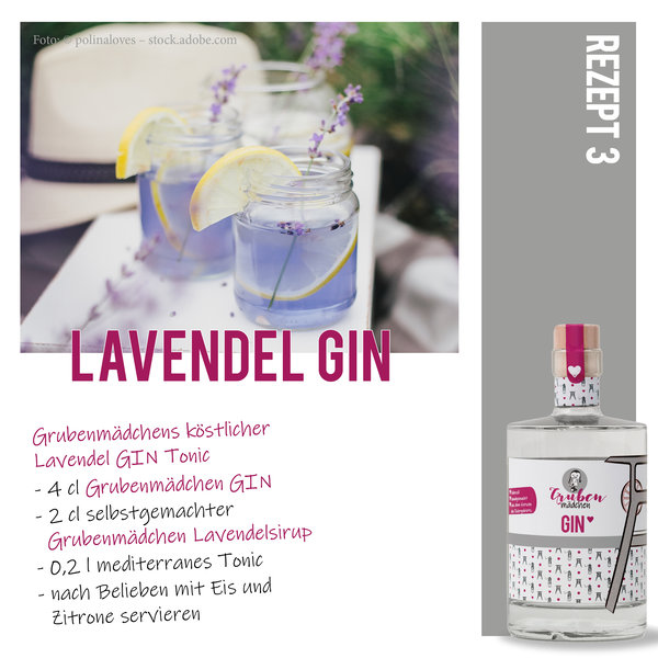 Grubenmädchens Rezept Nr.3 - Lavendel GIN