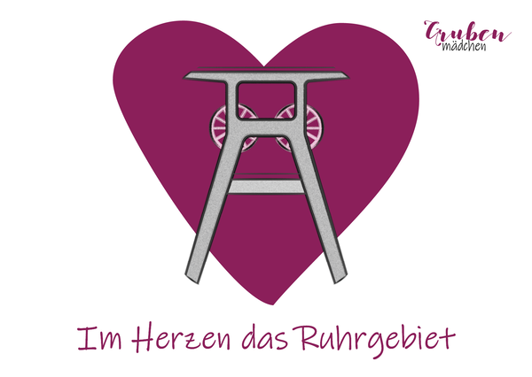 "Im Herzen das Ruhrgebiet" Förderturm